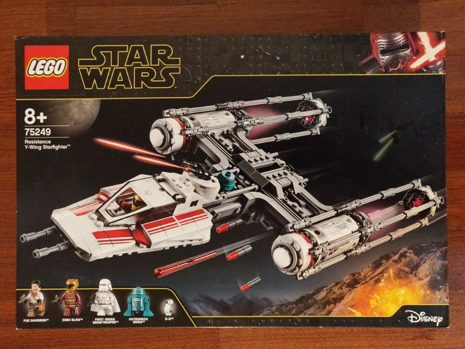 Lego Star Wars 75301 X-Wing 75249 Y-Wing