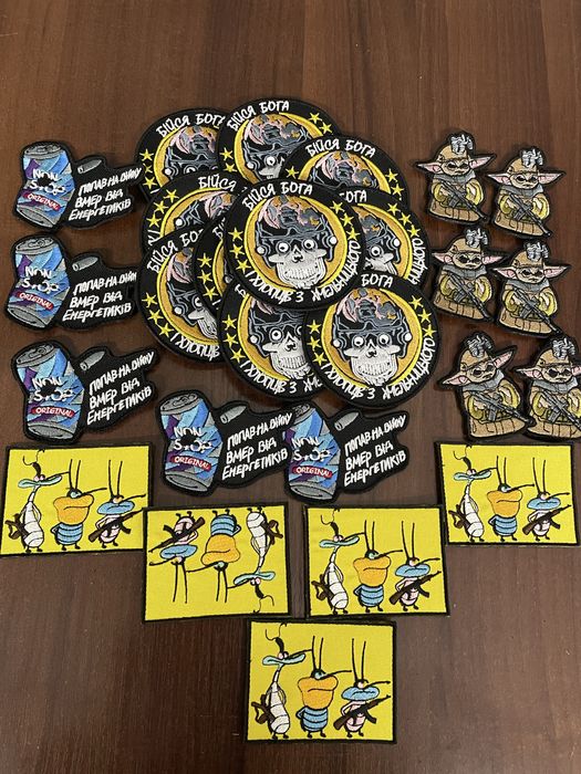 Шеврони патчі на липучці нашивки