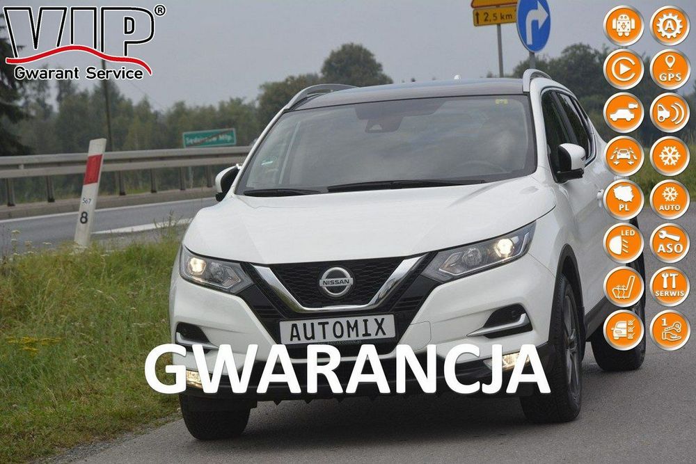 Nissan Qashqai 1.3 DIG-T kamera 360 automat nawi Android Auto Car Play gwarancja Led