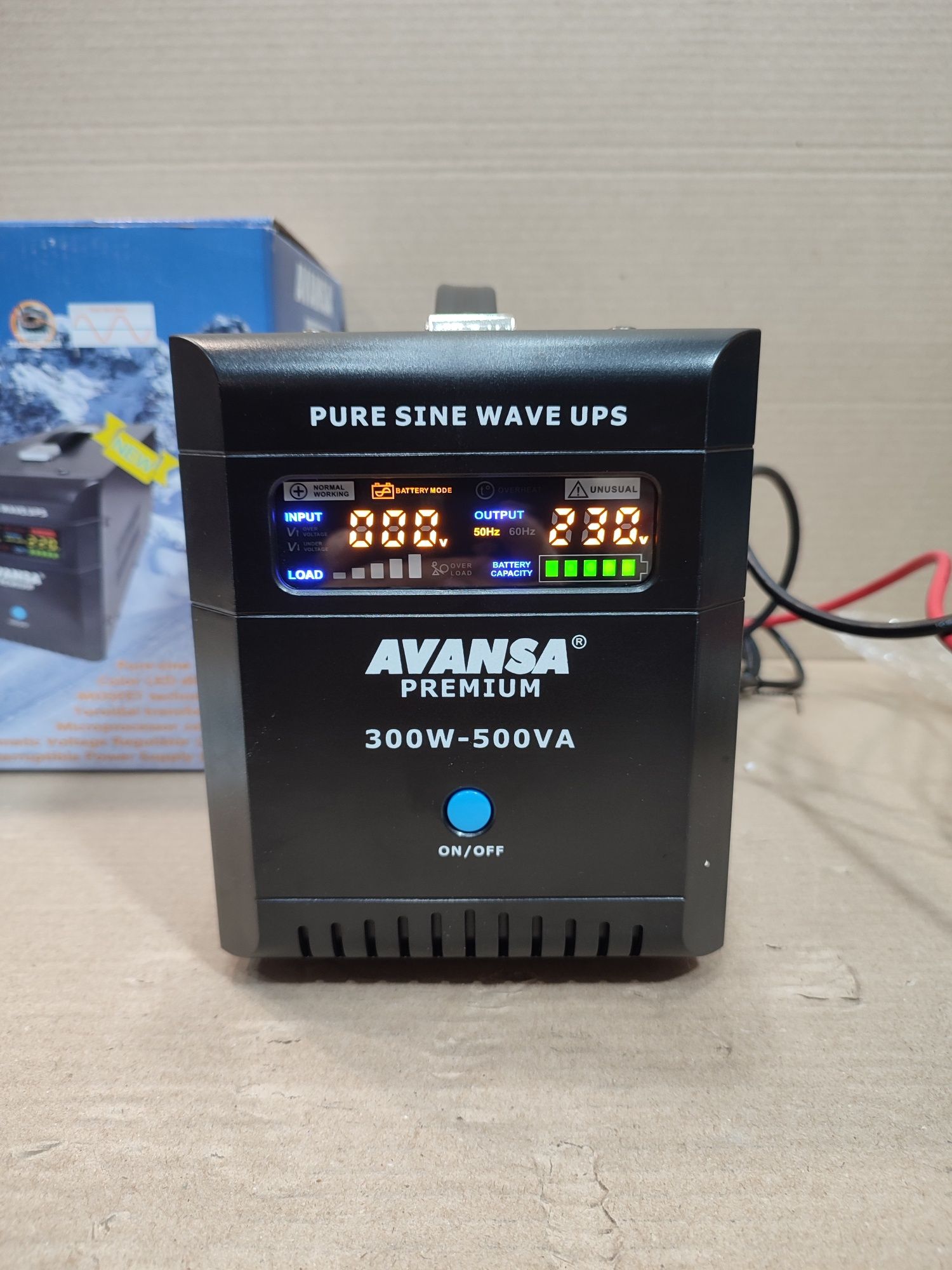 ИБП с правельной синусоидой для газовых котлов avansa-300w 500va ups
В