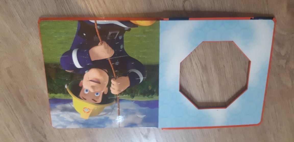 Książka puzzle strażak sam