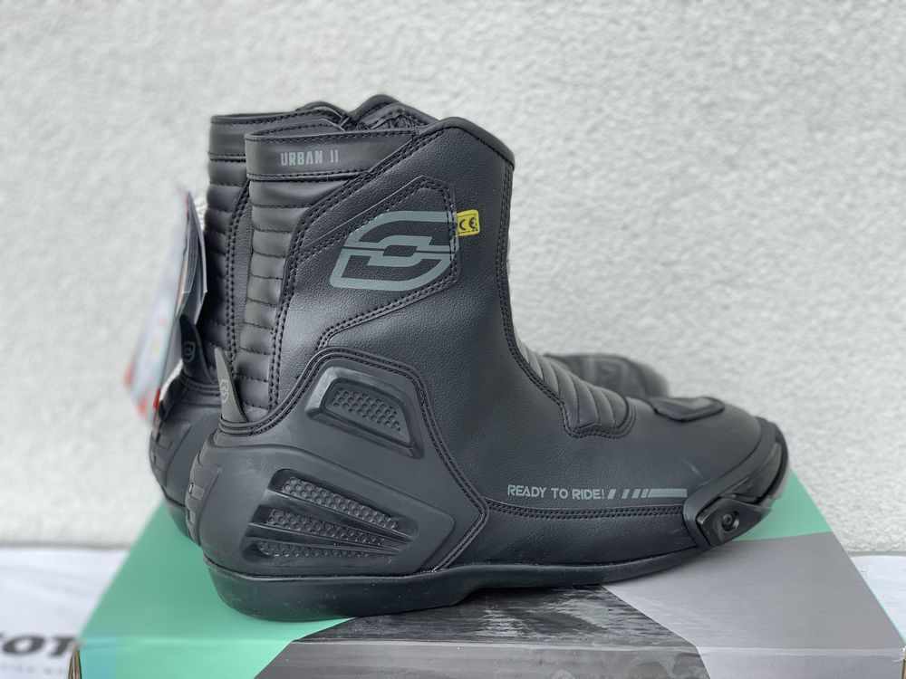 Niskie buty motocyklowe Ozone Urban II rozmiar 46, slidery, NOWE!