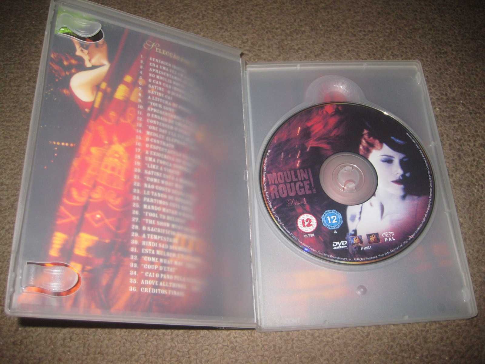 "Moulin Rouge" com Nicole Kidman/Edição 2 DVDs