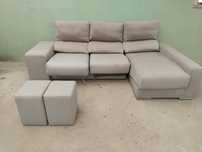 Sofa chaise long Cinza