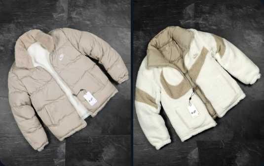 !Двосторонній! Пуховик Nike Nocta Beige White XS S M L XL XXL куртка