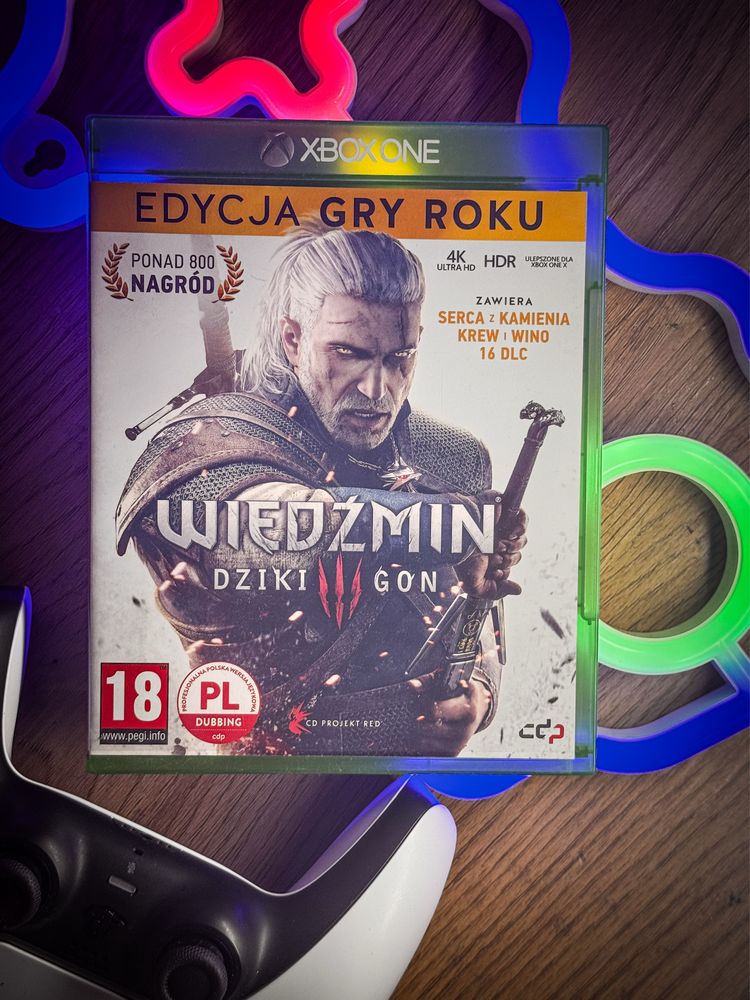 Gra WIEDŹMIN 3: Dziki Gon // XBOX ONE // EDYCJA ROKU // Jak nowa