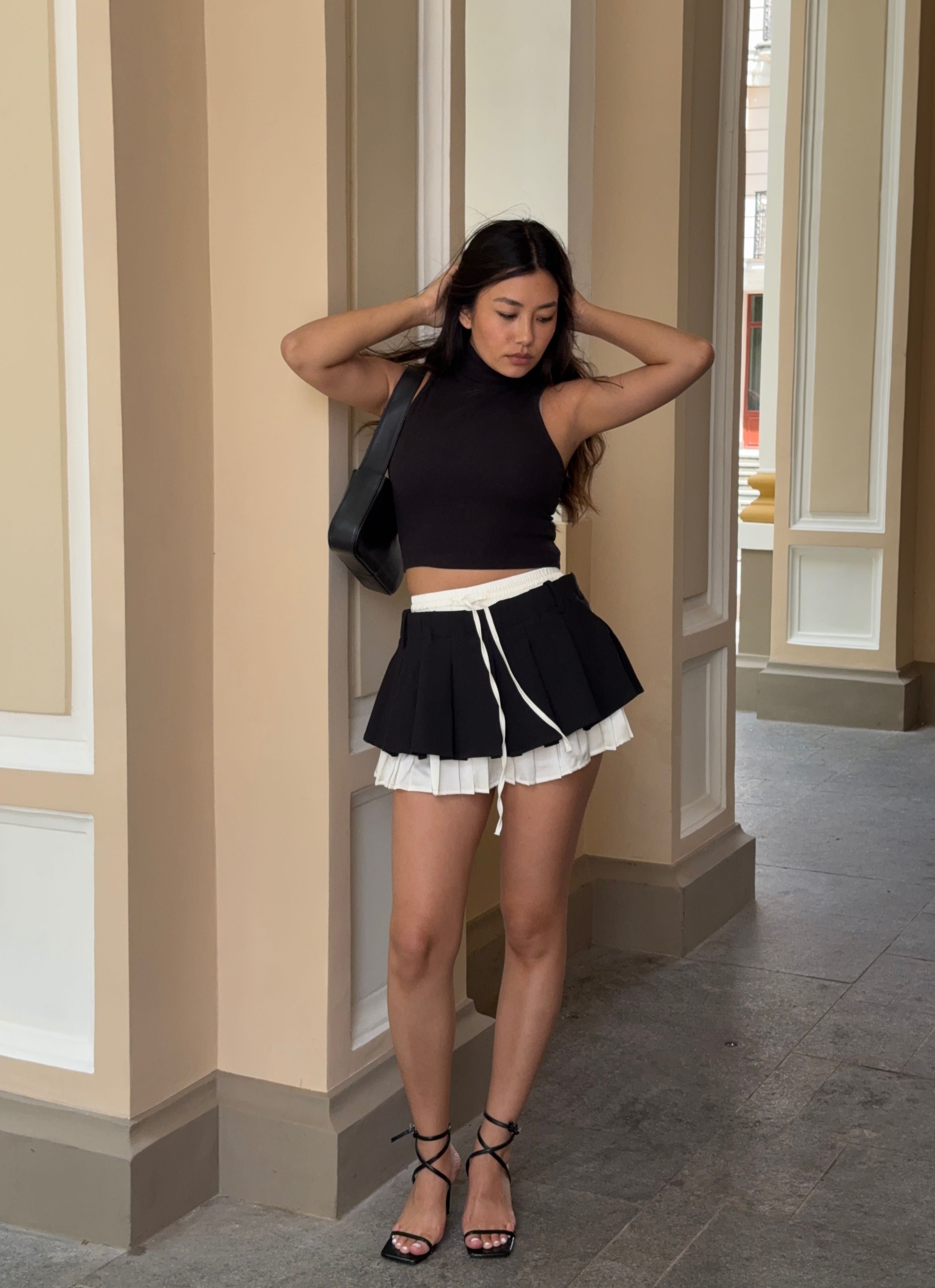 Спідниця- шорти в стилі MIU MIU