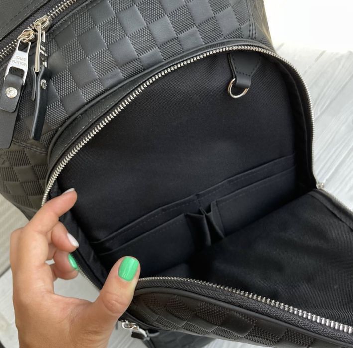 Мужской кожаный рюкзак Louis Vuitton Michael