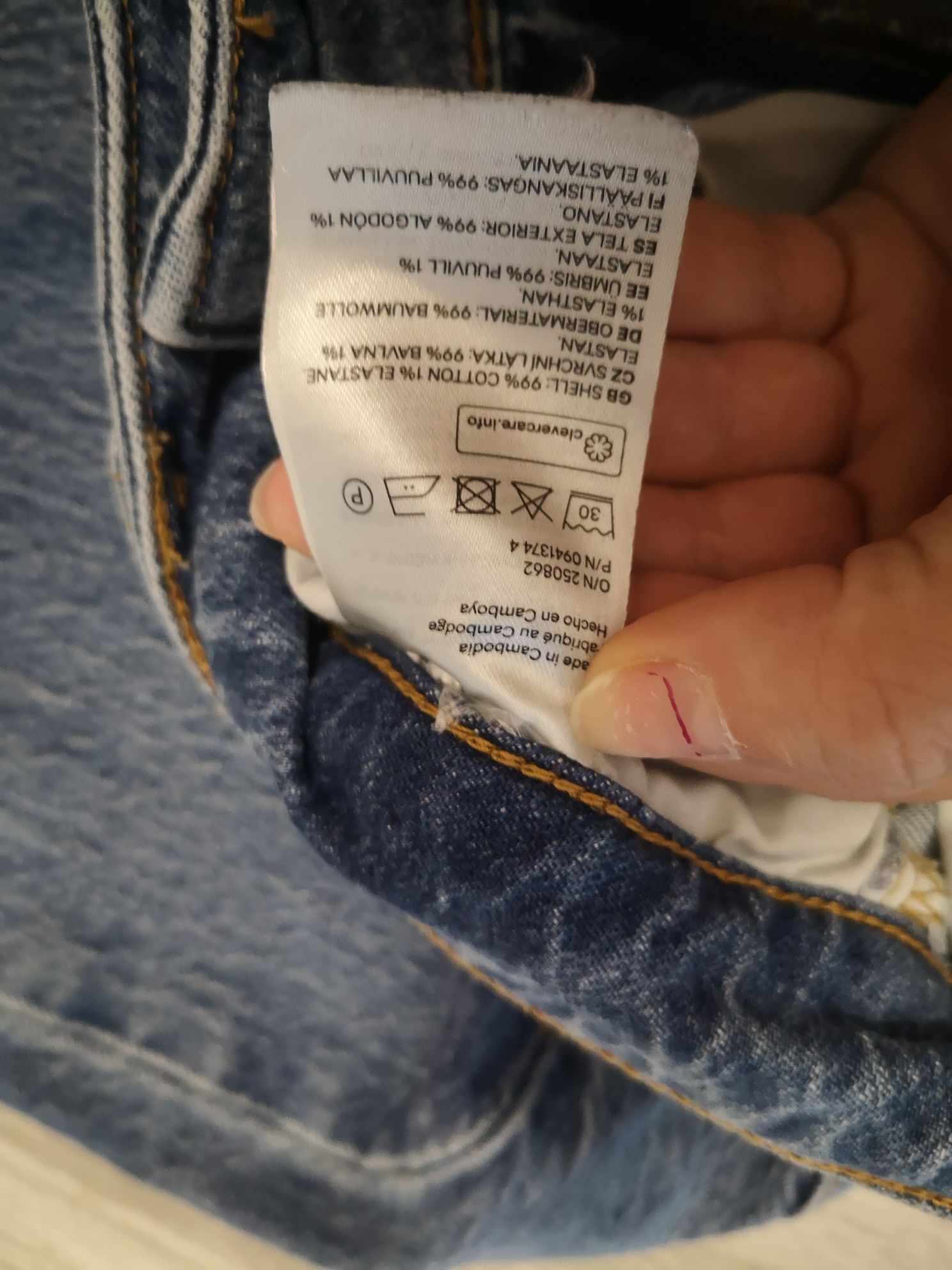 Jeansy H&M bawełna 38
