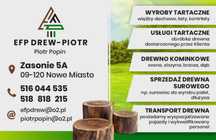 Usługi tartaczne, drewno konstrukcyjne, surowiec, transport