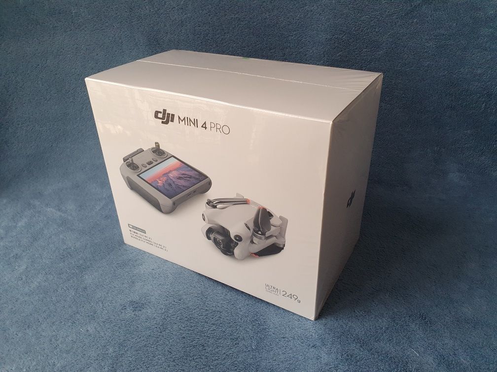 Nowy Dron DJI Mini 4 Pro Fly More Combo i Kontroler RC2 Gwarancja Łódź