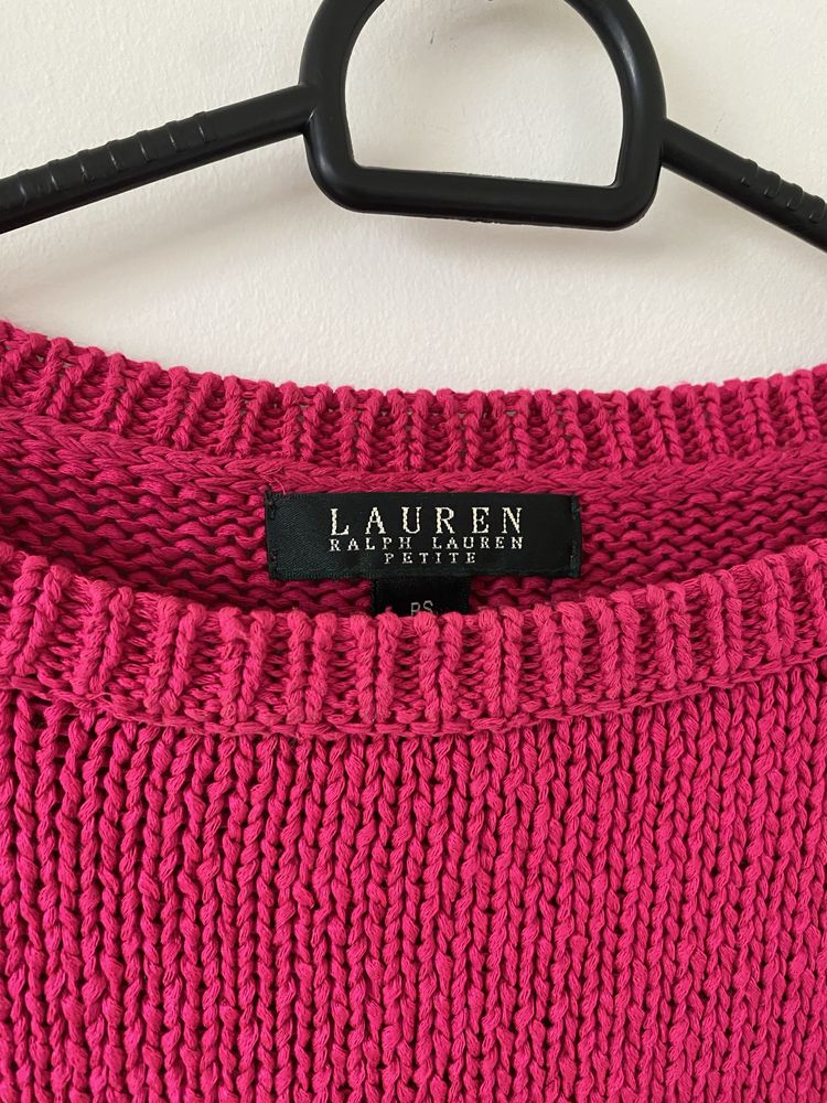 Fuksjowy sweter 38/42 Ralph Lauren