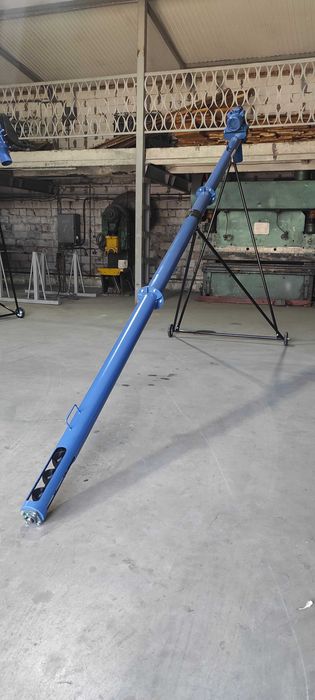 Шнековый погрузчик с подборщиком, транспортер гвинтовий, конвеєр, шнек