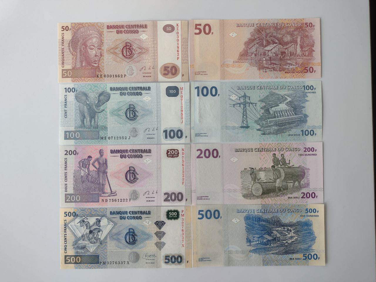 Продам набір банкнот Конго, банкноти