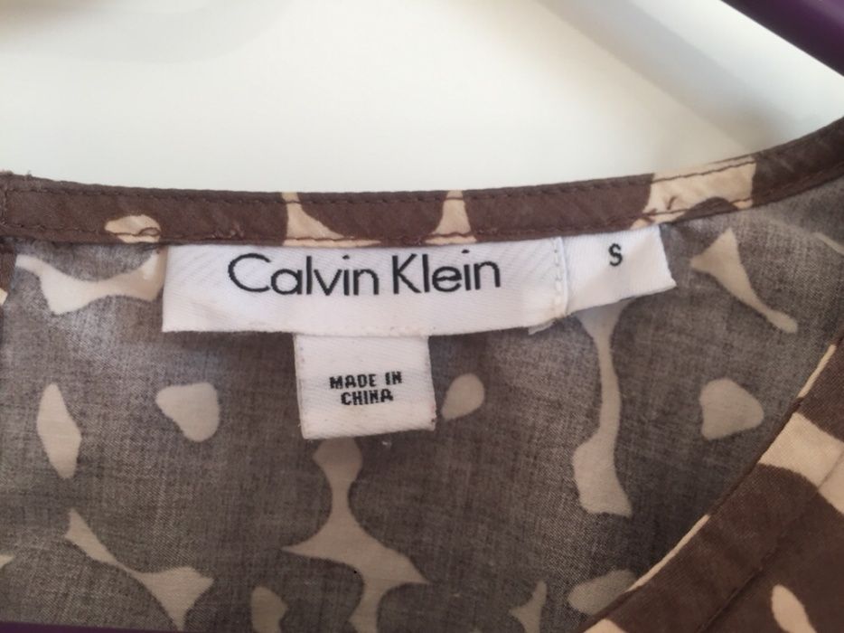 Oryginalna bluzeczka Calvin Klein r.S 100% bawełna