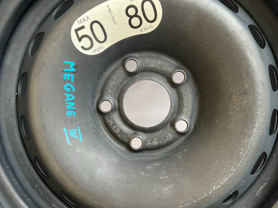 Koło zapasowe dojazdowe dojazdówka Renault Megane IV 6,5J ET41 16"