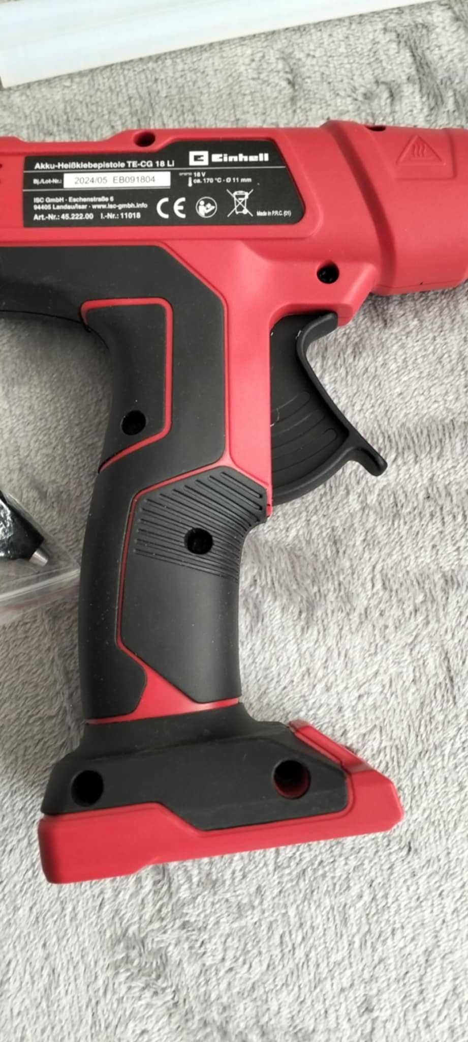 Einhell Pistolet do kleju TECG 18 Solo LI + Ładowarka baterii