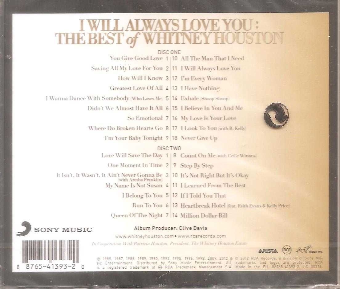 Whitney Houston - I Will Always Love You - The Best Special 2xCD Nowa