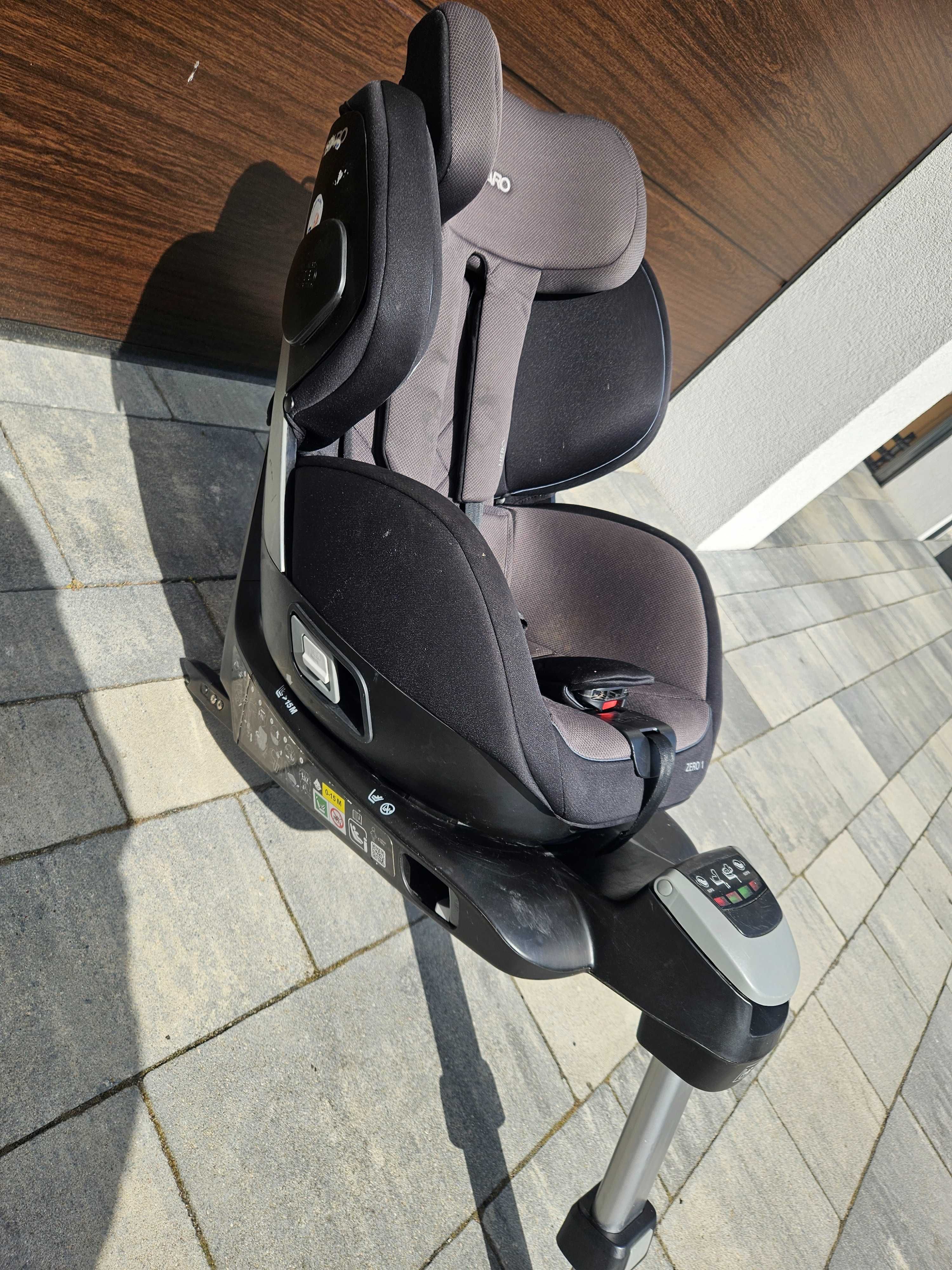 RECARO Zero 1 i-Size Carbon Black fotelik samochodowy obrotowy < 105cm