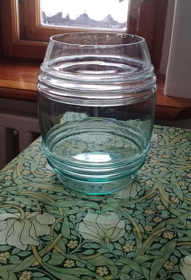 Вінтажна ваза скляна 60-ті