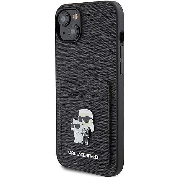 Etui Karl Lagerfeld Saffiano Cardslot Karl&Choupette Metal Pin do iPho
