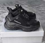 Buty czarne Balenciaga Triple S All Black 36-44