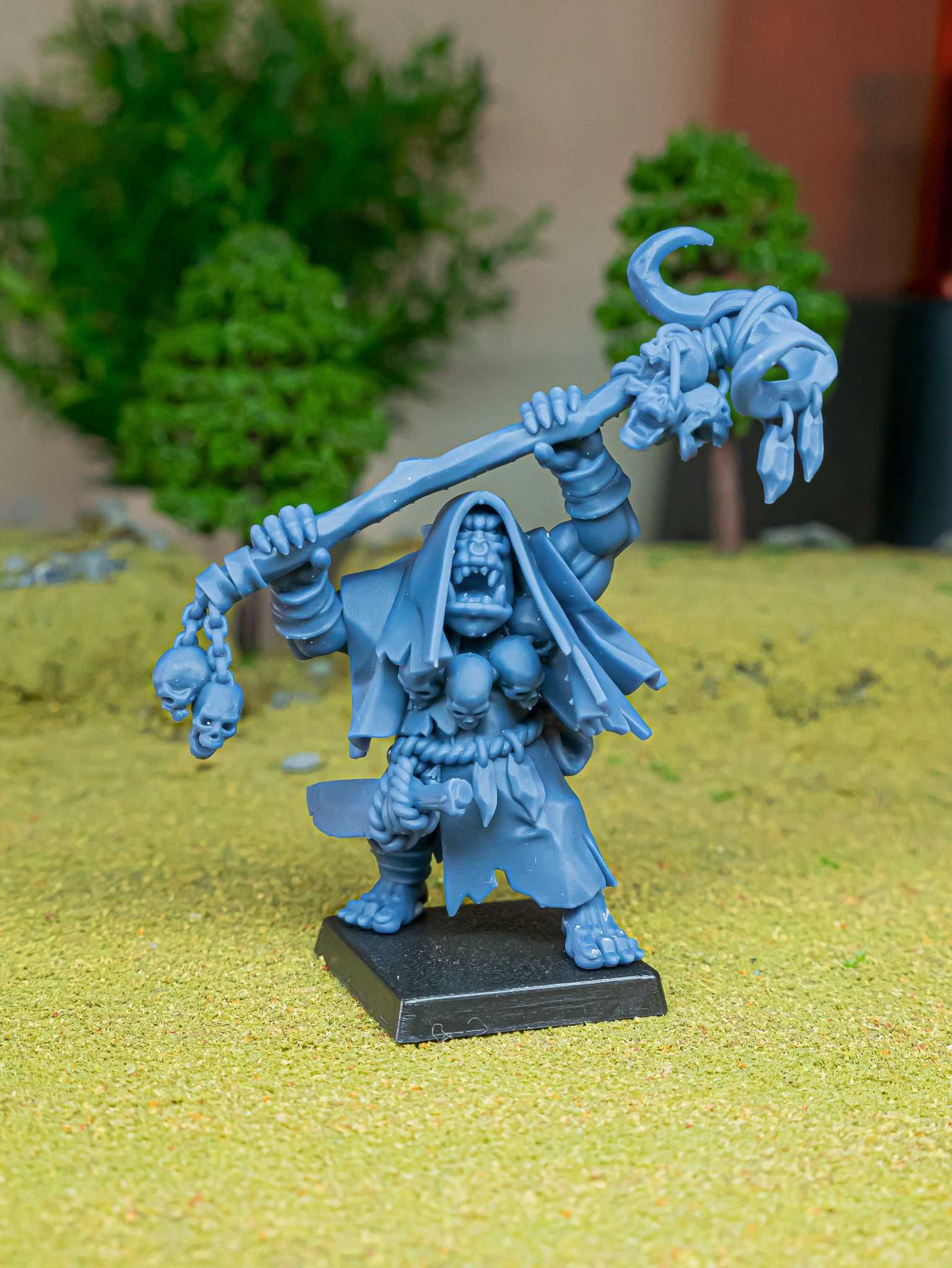 Orc Shaman #2 - WFB ToW AoS - Highlands Miniatures x1