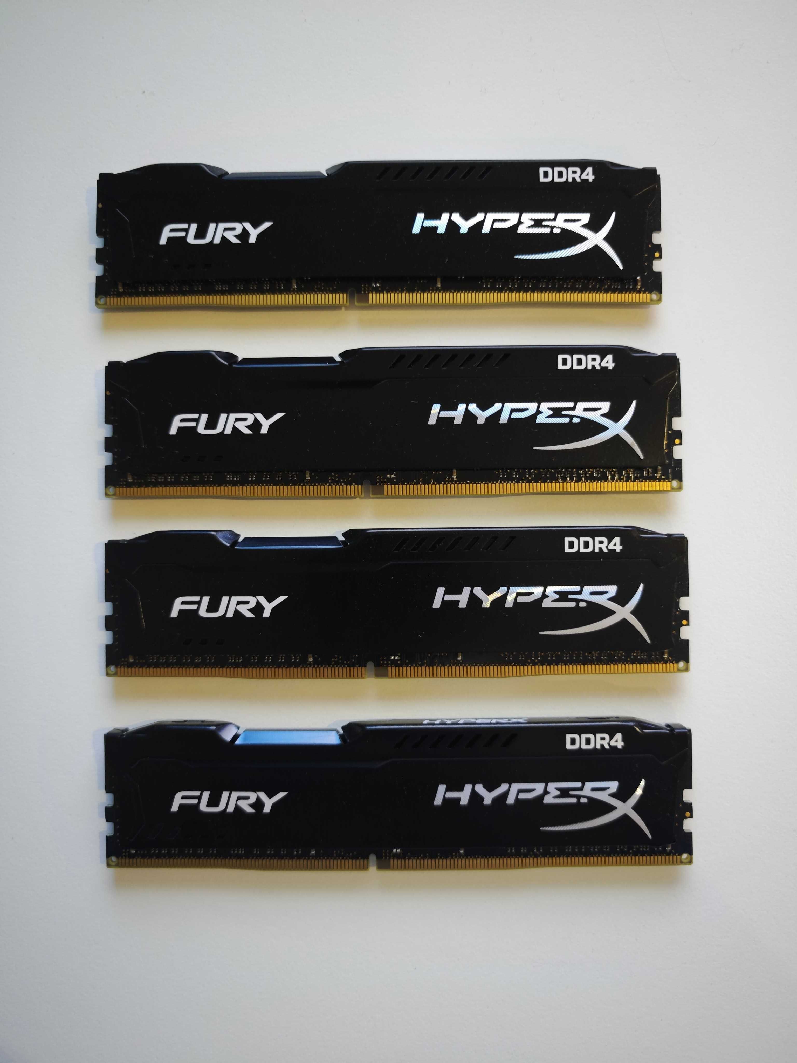 Kit Memória RAM HyperX Fury 32GB (4x8GB) DDR4
