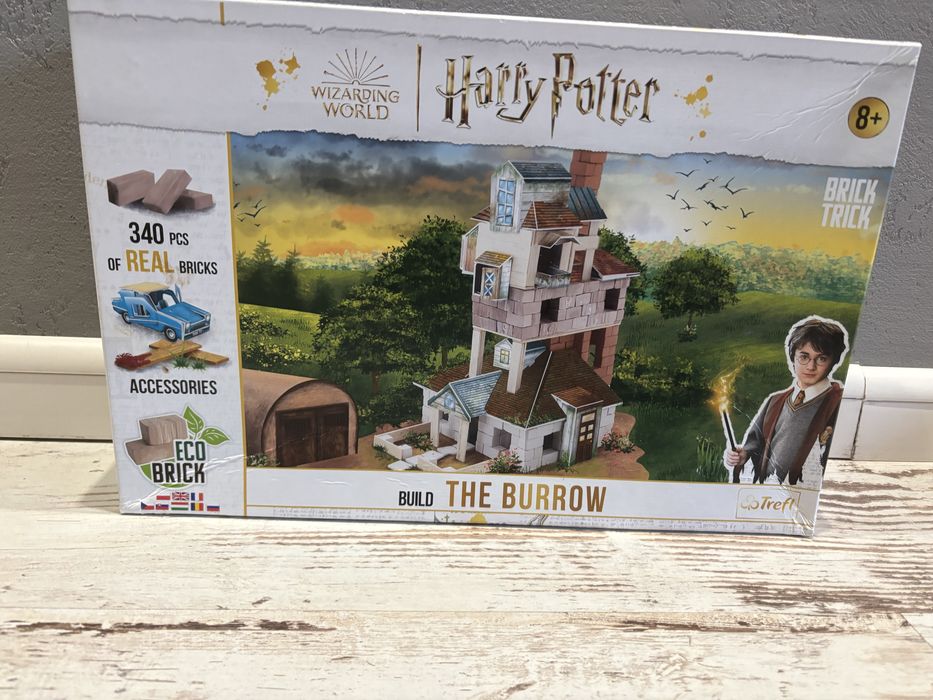 Buduj z Cegły Brick Trick Harry Potter zamek z cegły The Burrow Trefl