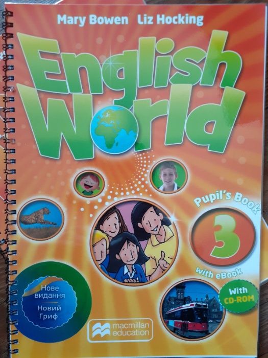 English World + наклейки