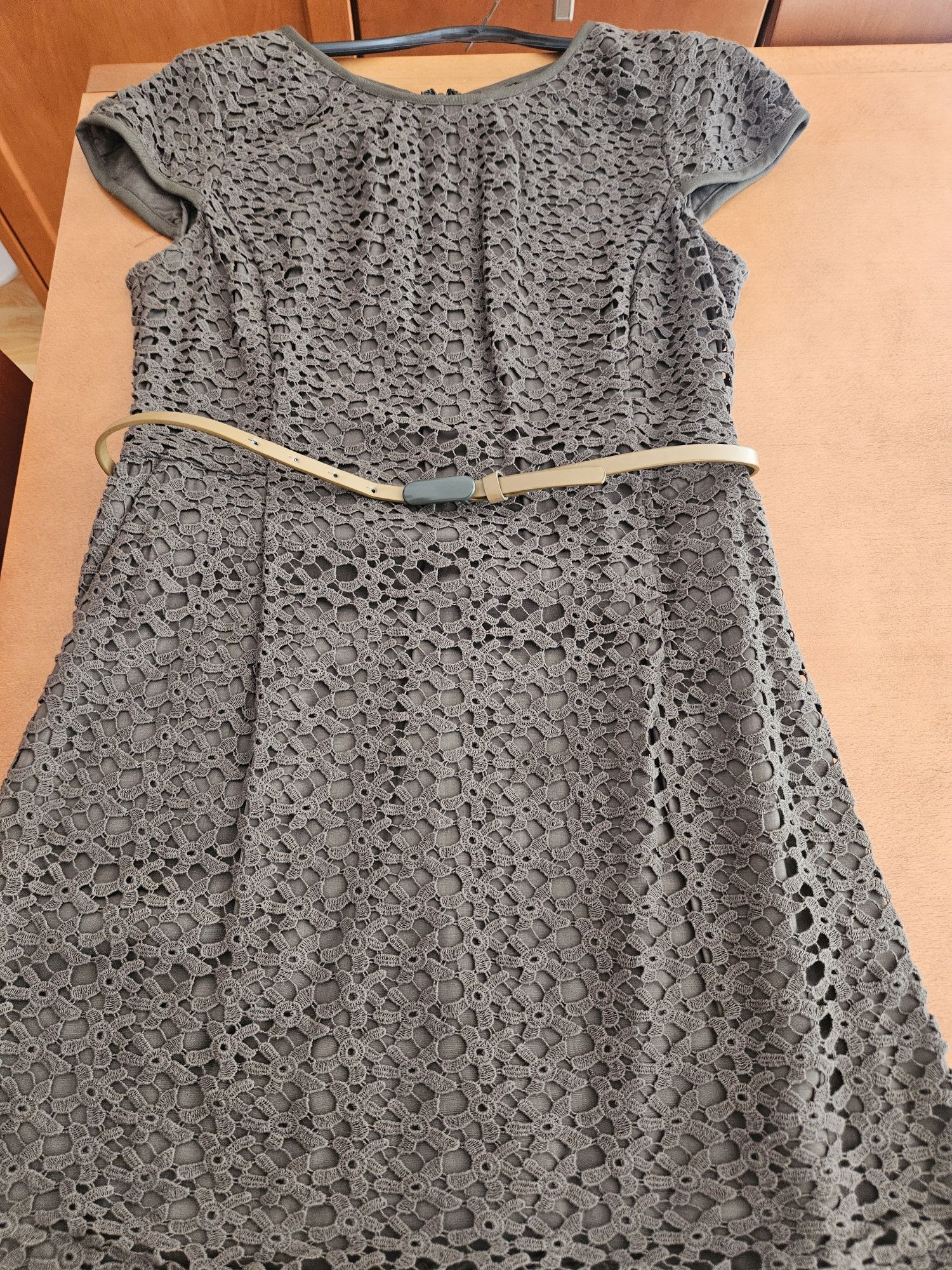 Vestido Induyco caqui