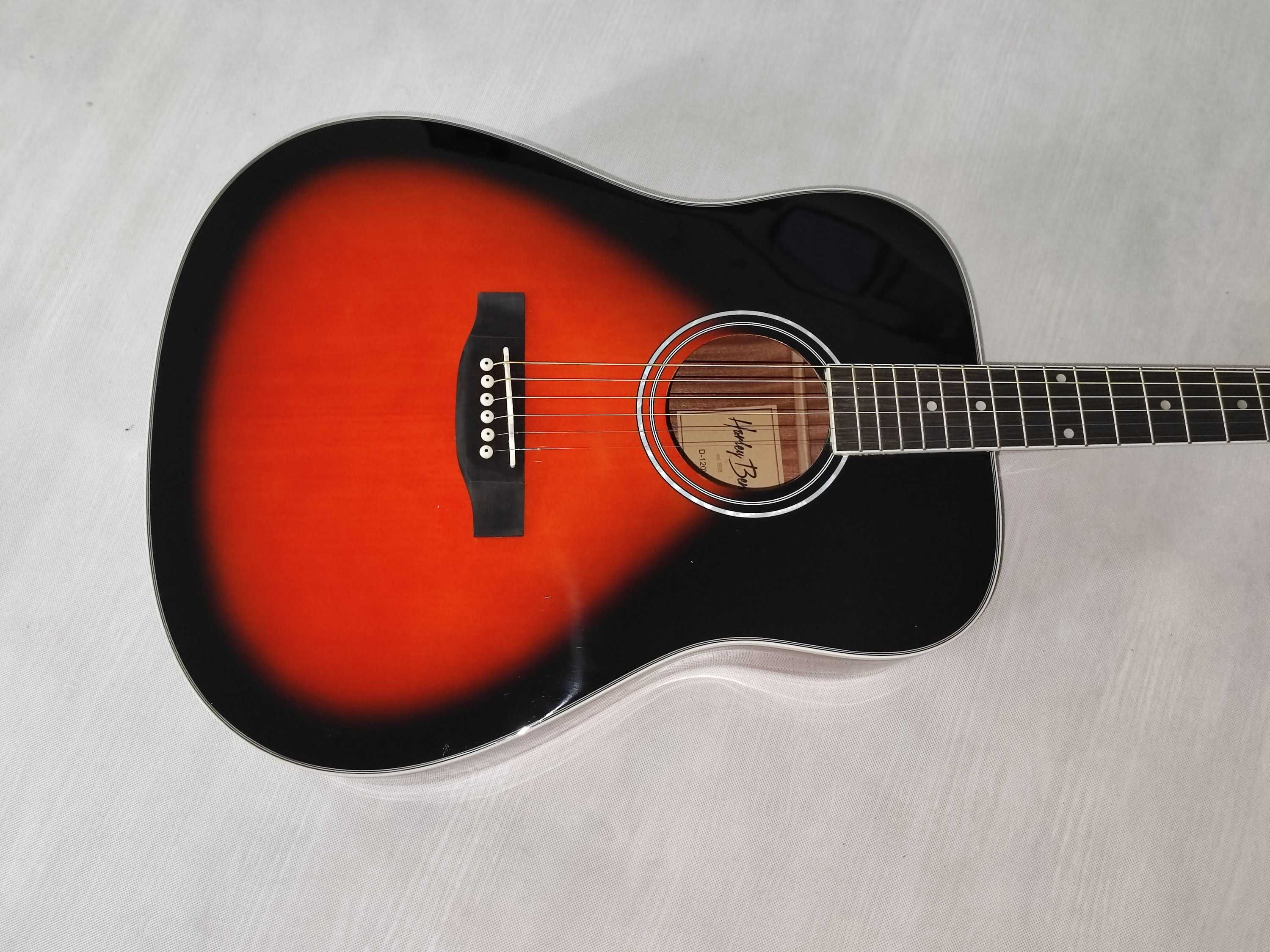 PROMOCJA! Harley Benton D-120 VS gitara akustyczna USTAWIONA