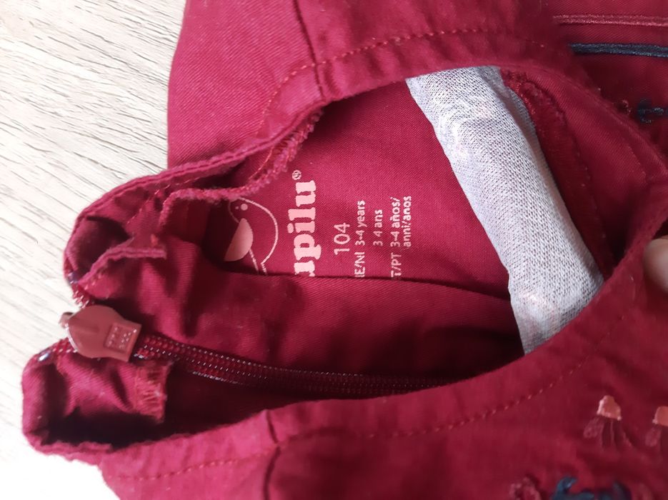 Lupilu duże 104 świąteczna sukienka i ciepła sukienka