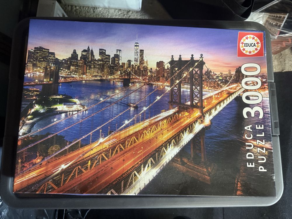 Moldura e puzzle