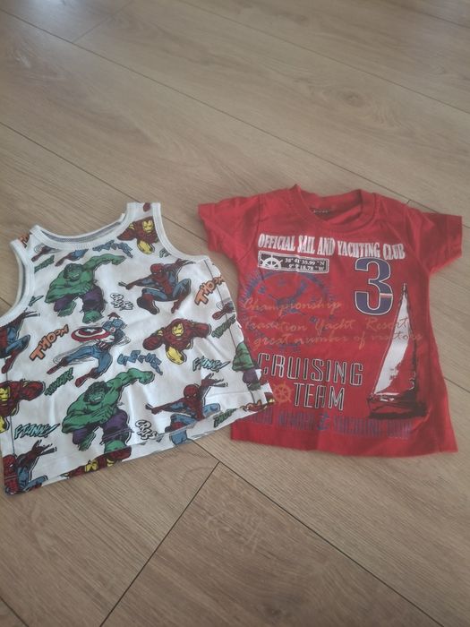 Koszulki 2 szt. rozm. 86