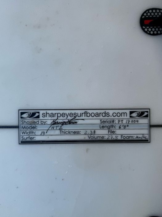 Prancha de surf Sharpeye HT2 6’0