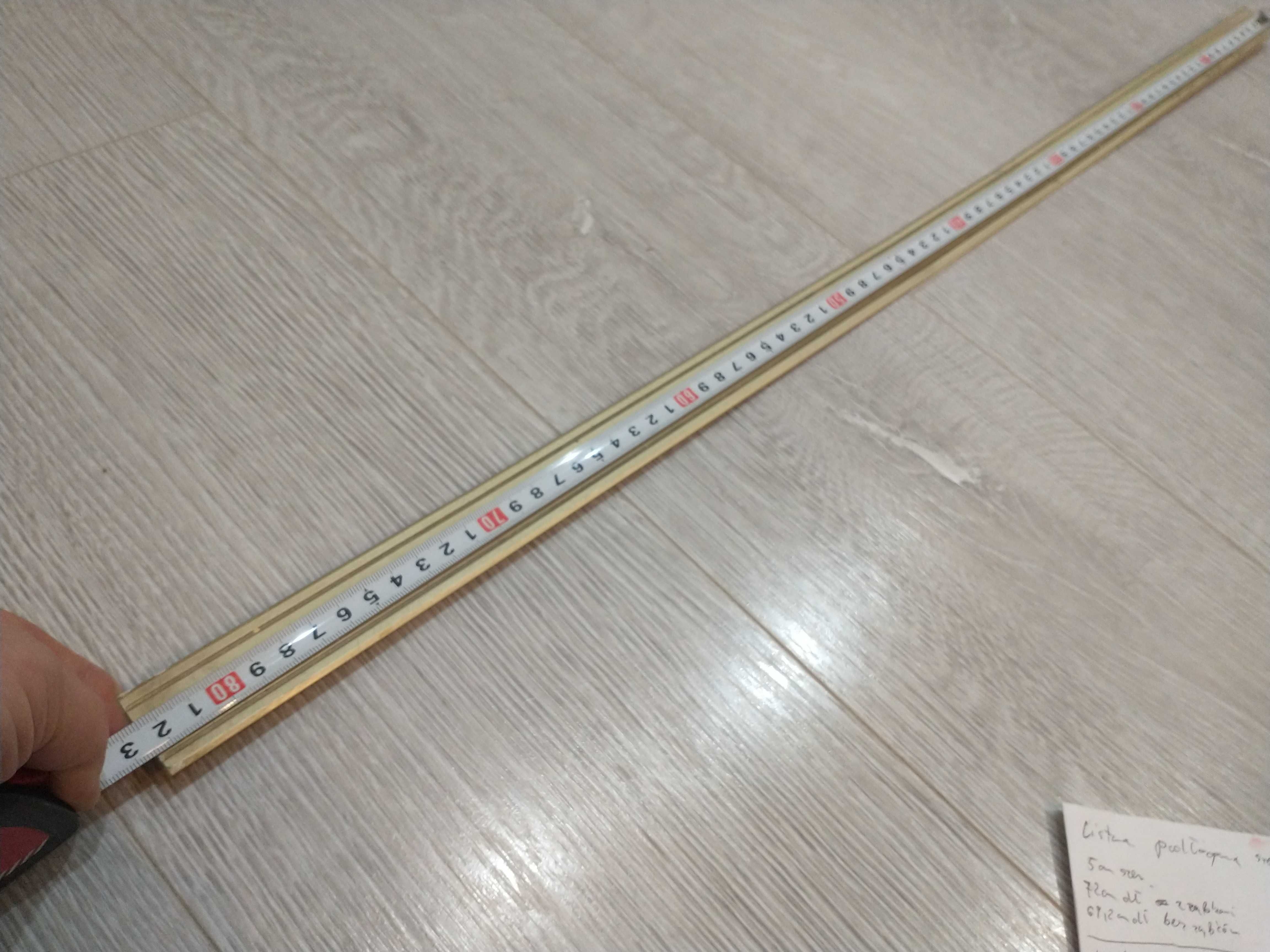 próg aluminium (82,5cm/ 3cm) złota