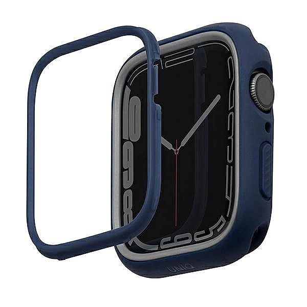 Etui Uniq Moduo na Apple Watch 4/5/6/7/8/SE/SE2/44/45mm - niebiesko-sz