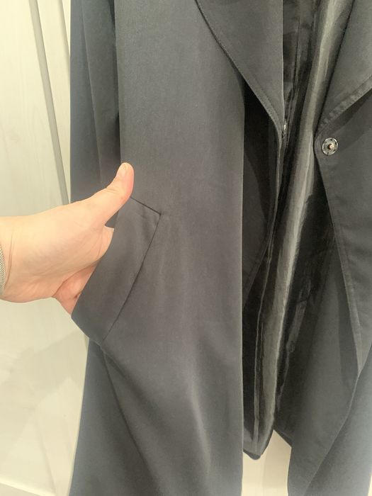 Płaszcz Kappahl M 40 42 oversize czarno prochowiec trencz płaszczyk