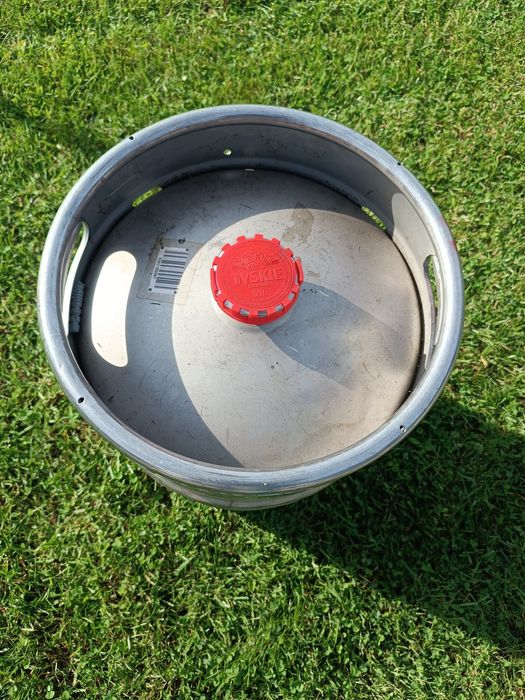 Beczka z piwem pełna Tyskie 50L keg