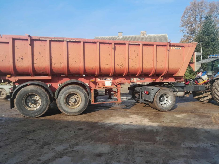 Naczepa dwu osiowa, wywrot hydrauliczny , Łódka, wózek Doll, przyczepa