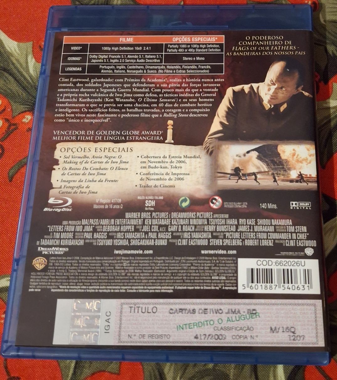 Bluray: Cartas de Iwo Jima