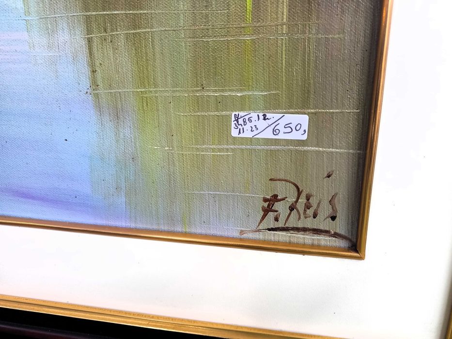 Quadro Óleo Sobre Tela F. Reis