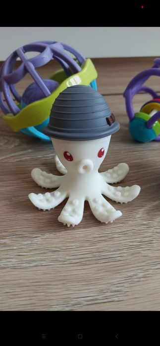 Zabawki kontrastowe, gryzaki, niemowlę , Mombella, Balibazoo, Lamaze,
