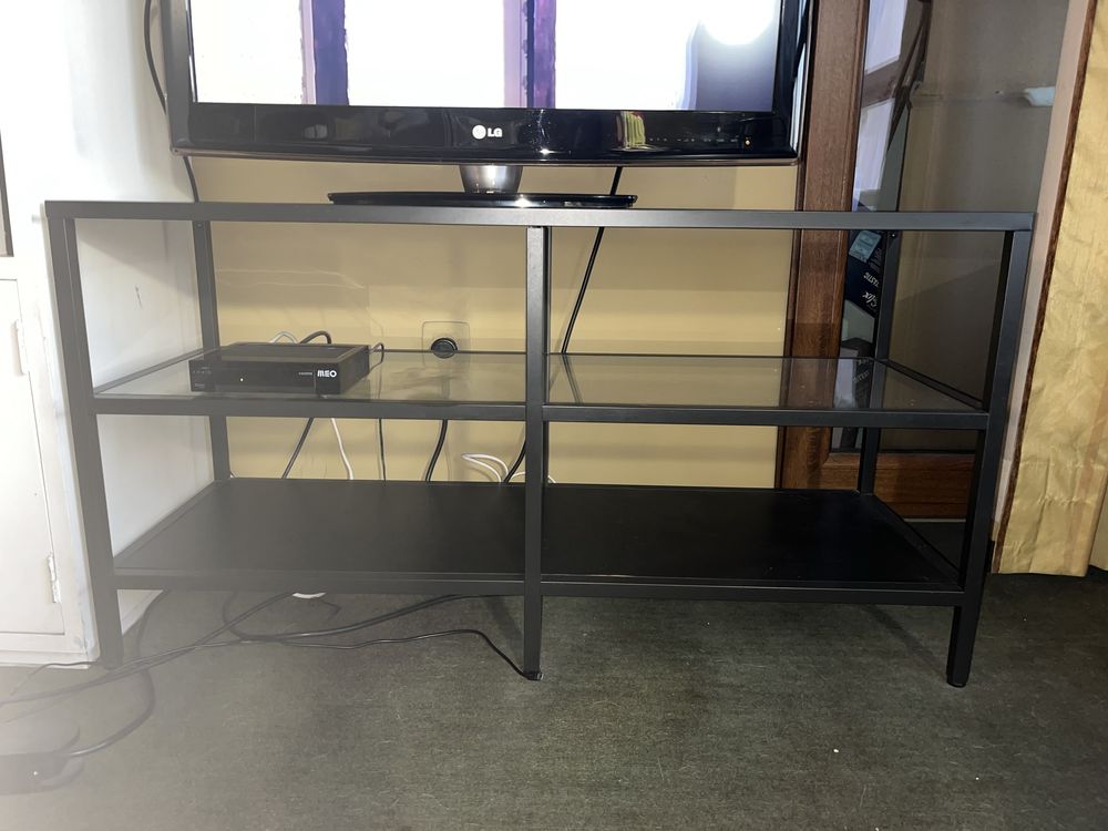 Aparador preto TV movel ikea