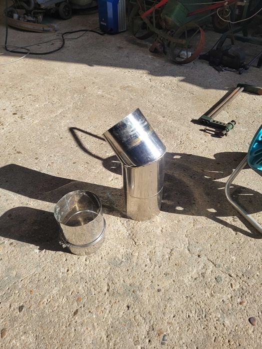 Cheminé inox para fogão de lenha ou outros