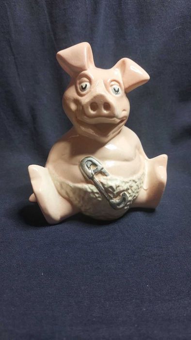Винтажная керамическая копилка малыш Вуди.