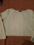 Kremowy sweterek tally weil xs oversize
