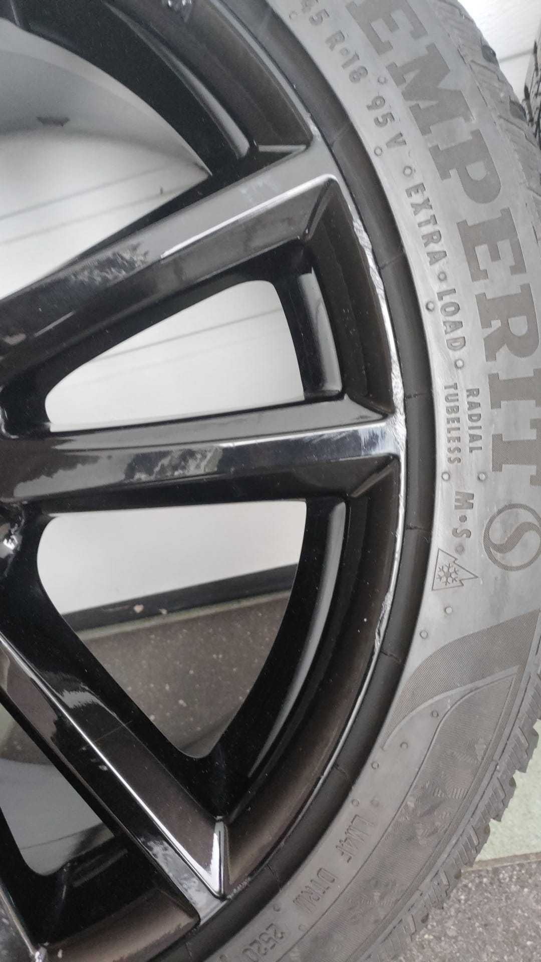 Koła Audi Vw Skoda Seat 18" 5x112 opony zima 225/45/18  (OL1559)