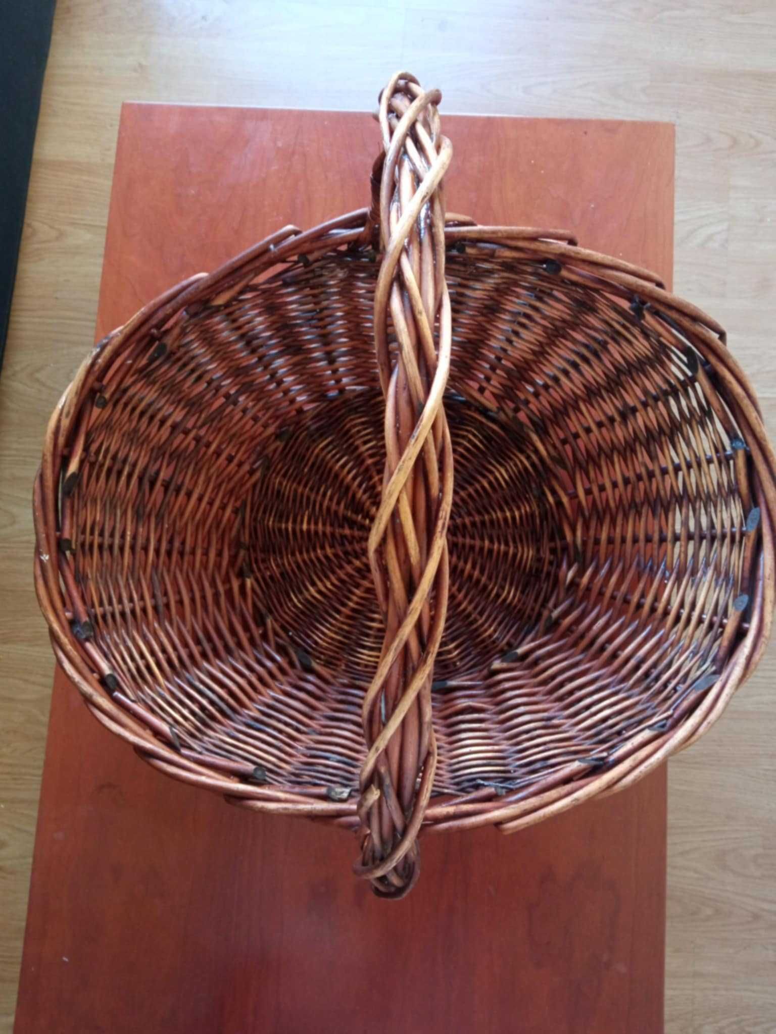 cesto em vime para decoração